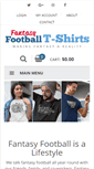 Mobile Screenshot of fantasyfootballtshirts.com